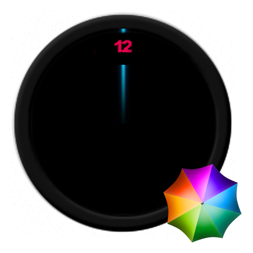 Vanishing numbers Clock Widget