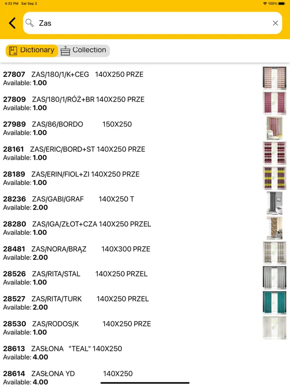 EUROFIRANY Product Scanner iPad  スクリーンショット