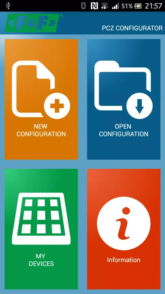 Screenshot di F&F PCZ Configurator