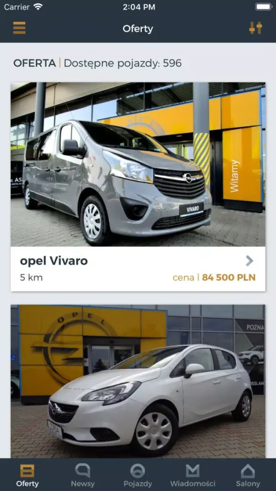 Screenshot di MM CARS GROUP Sieć salonów