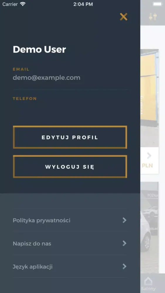 Screenshot di MM CARS GROUP Sieć salonów