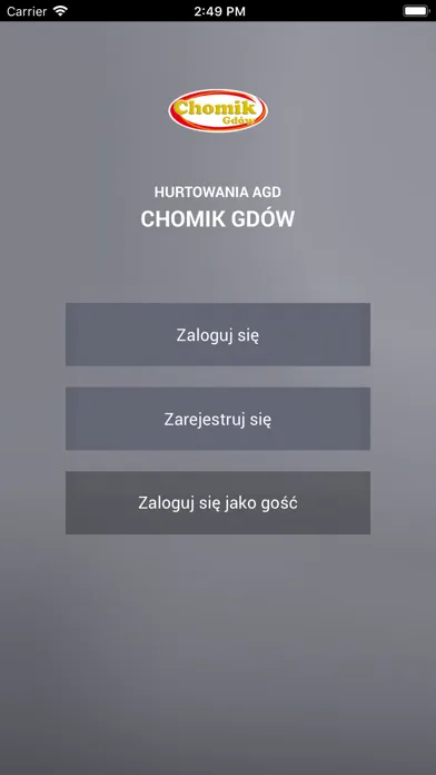 Captures d'écran de Chomik - Hurtownia AGD
