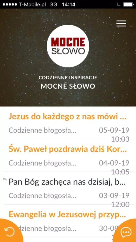 Скриншоты Mocne Słowo