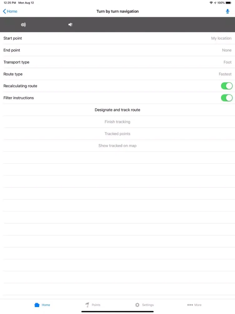 Capturas de tela do Seeing Assistant Move LITE iPad 