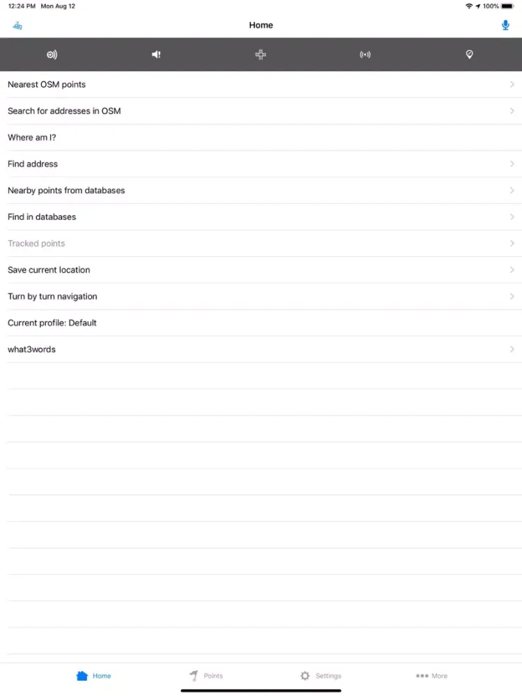 Capturas de tela do Seeing Assistant Move LITE iPad 