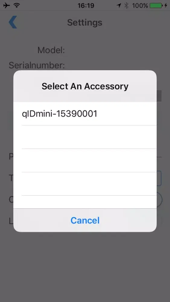 Ảnh chụp màn hình của TMS Client