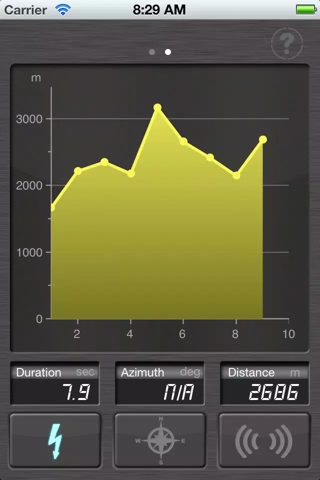Zrzuty ekranu Lightning Distance Calc Lite