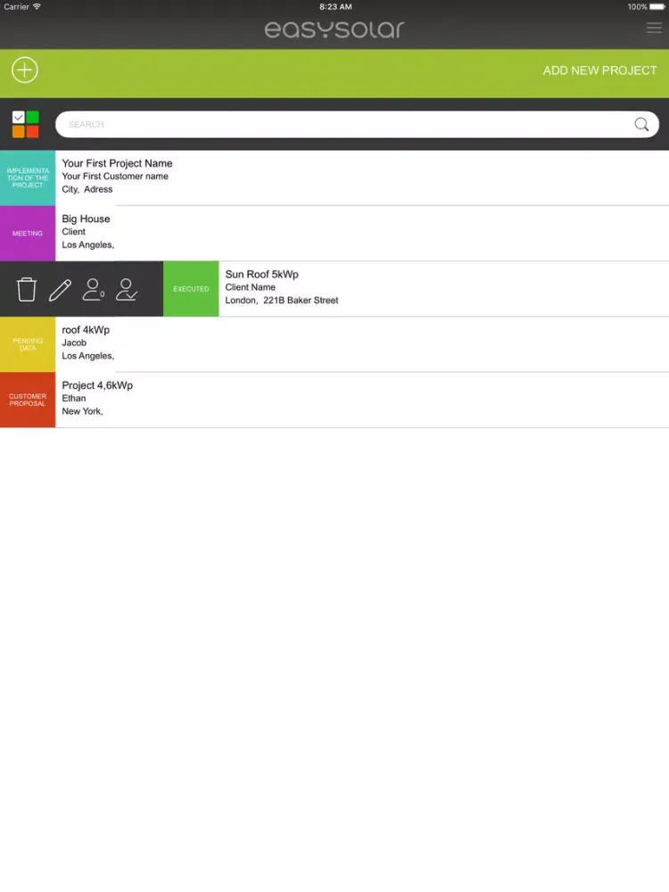 Capturas de tela do Easy Solar - Photovoltaic Design App iPad 