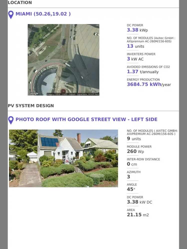 Capturas de tela do Easy Solar - Photovoltaic Design App iPad 