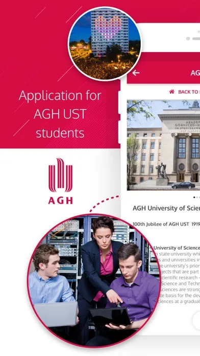 Ảnh chụp màn hình của Welcome to AGH UST