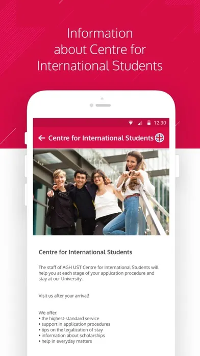 Ảnh chụp màn hình của Welcome to AGH UST