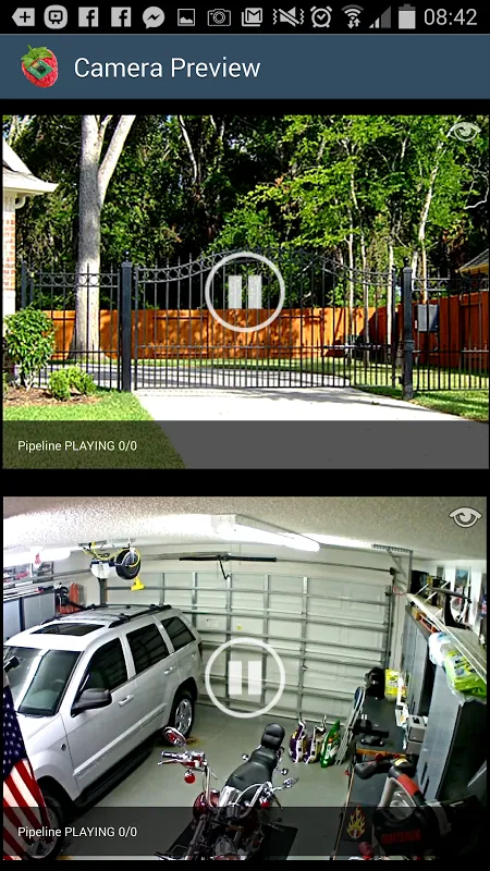 RaspberryPi Camera Viewer (GStreamer viewer) स्क्रीनशॉट