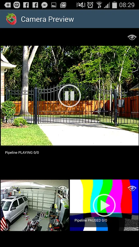 RaspberryPi Camera Viewer (GStreamer viewer) स्क्रीनशॉट
