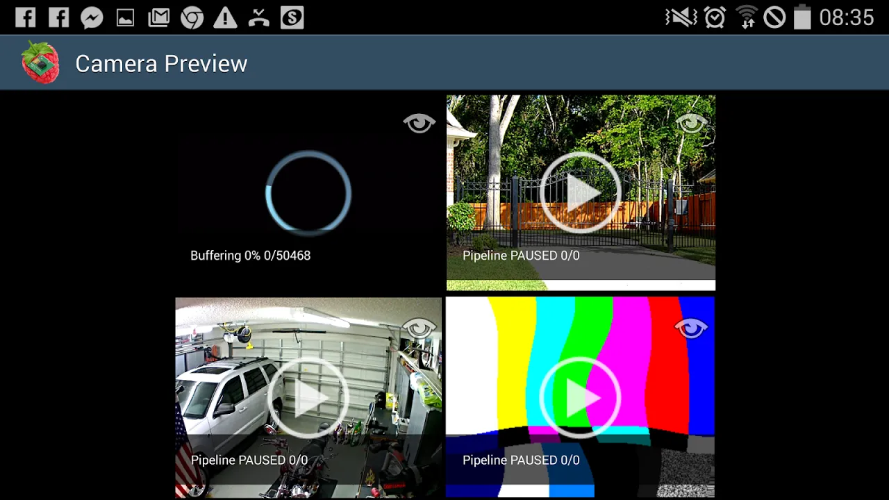 RaspberryPi Camera Viewer (GStreamer viewer) स्क्रीनशॉट