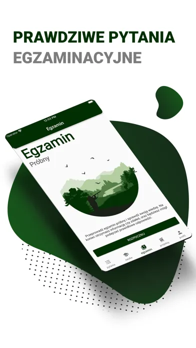 Tangkapan skrin Egzamin Łowiecki
