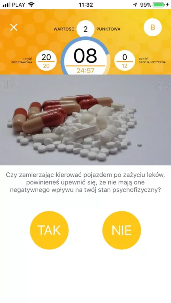 Zrzuty ekranu Prawo jazdy