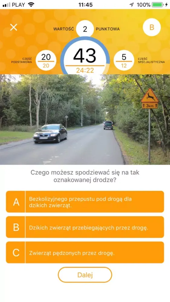 Zrzuty ekranu Prawo jazdy