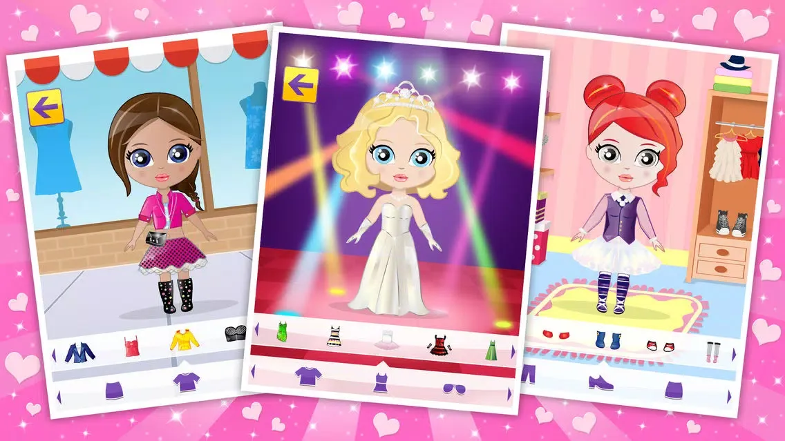 Tangkapan skrin Fashion Star : Dress Up Games *PRO