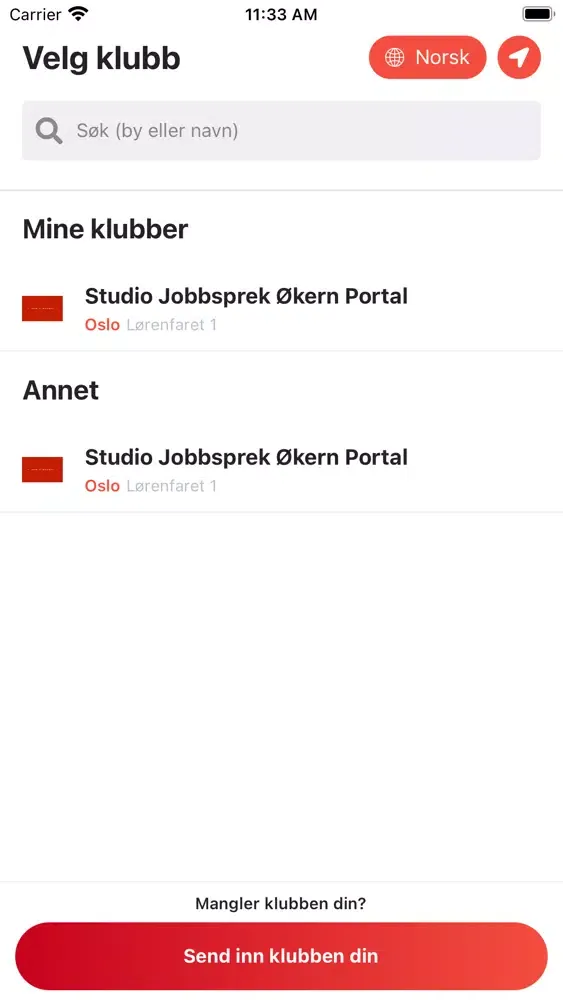 Studio Jobbsprek Økern Portal Screenshots