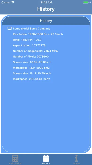 Capturas de tela do DPI Calculator by Fefercode