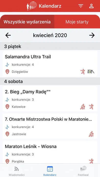 Capturas de pantalla de Festiwal Biegów - Bieganie 365