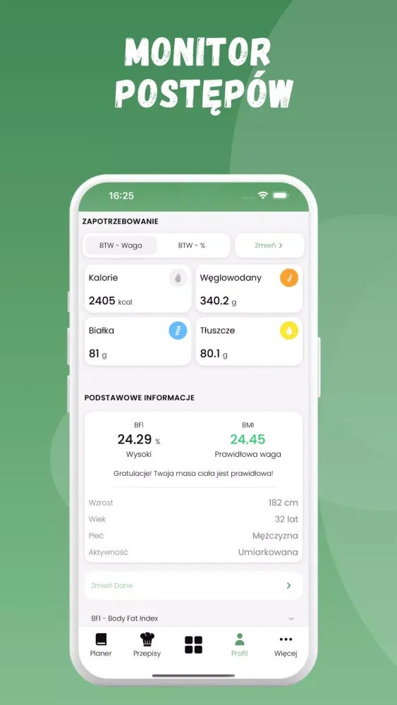 Fit-World: Dieta i Przepisy应用截图
