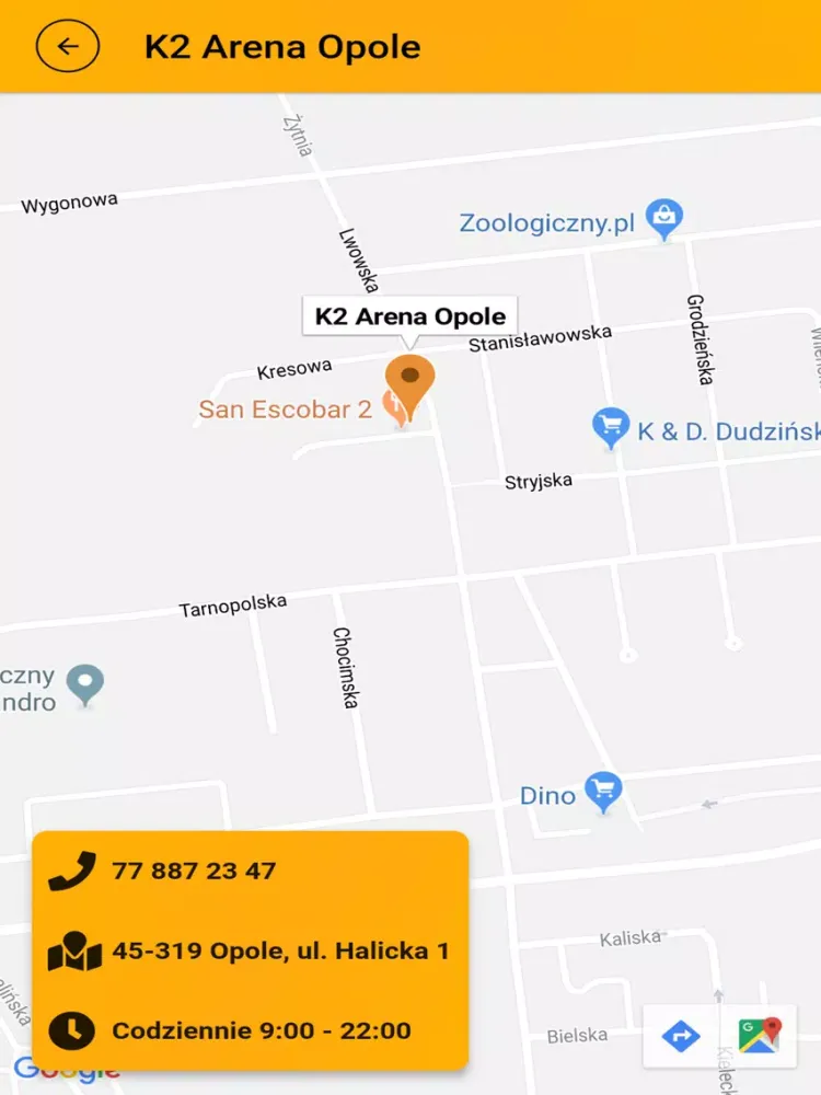 K2 Arena Opole iPad  Screenshots