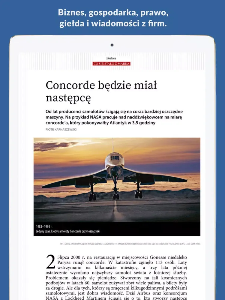 Screenshot di Magazyn Forbes Polska iPad 