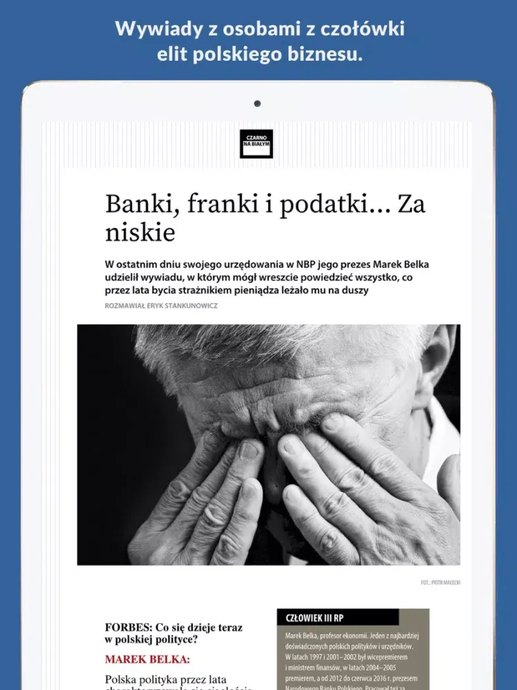 Screenshot di Magazyn Forbes Polska iPad 