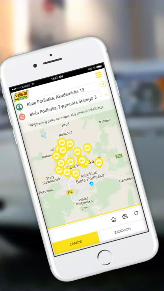 Ảnh chụp màn hình của TAXIPODLASIE.PL - 8319621