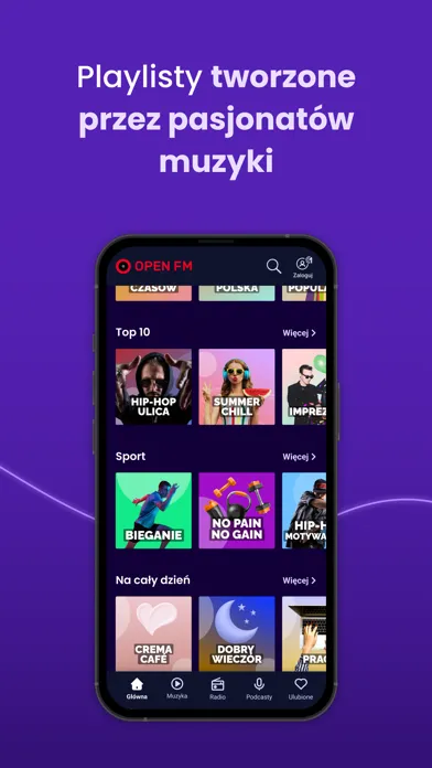 Screenshot di Open FM