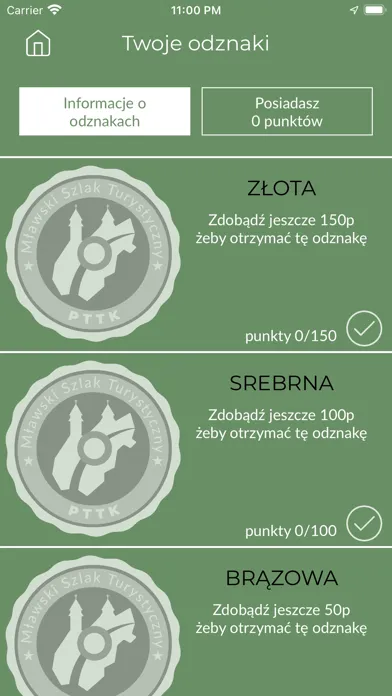 Tangkapan skrin Mławski Szlak Turystyczny