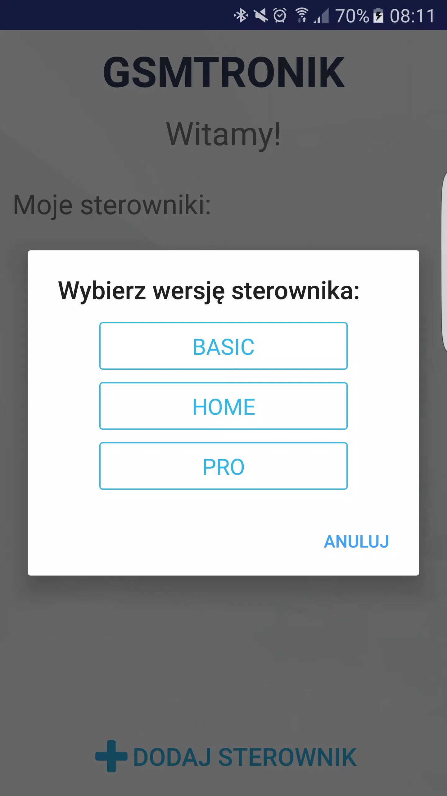 GSMTRONIKzrzuty ekranu aplikacji1