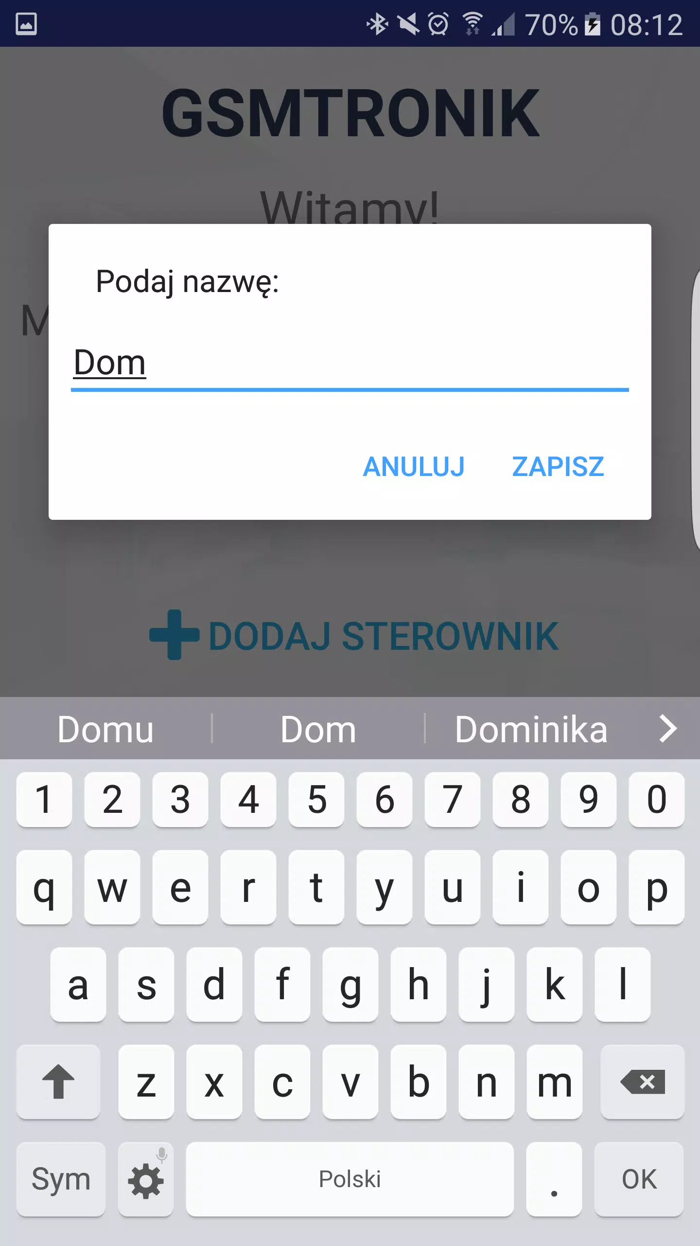 GSMTRONIKzrzuty ekranu aplikacji3