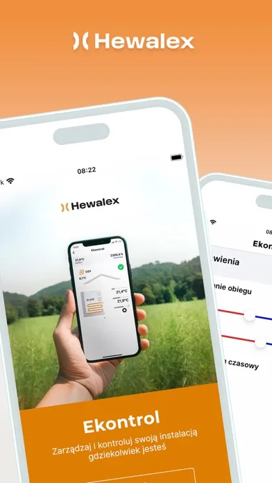 Zrzuty ekranu Ekontrol – nadzór instalacji
