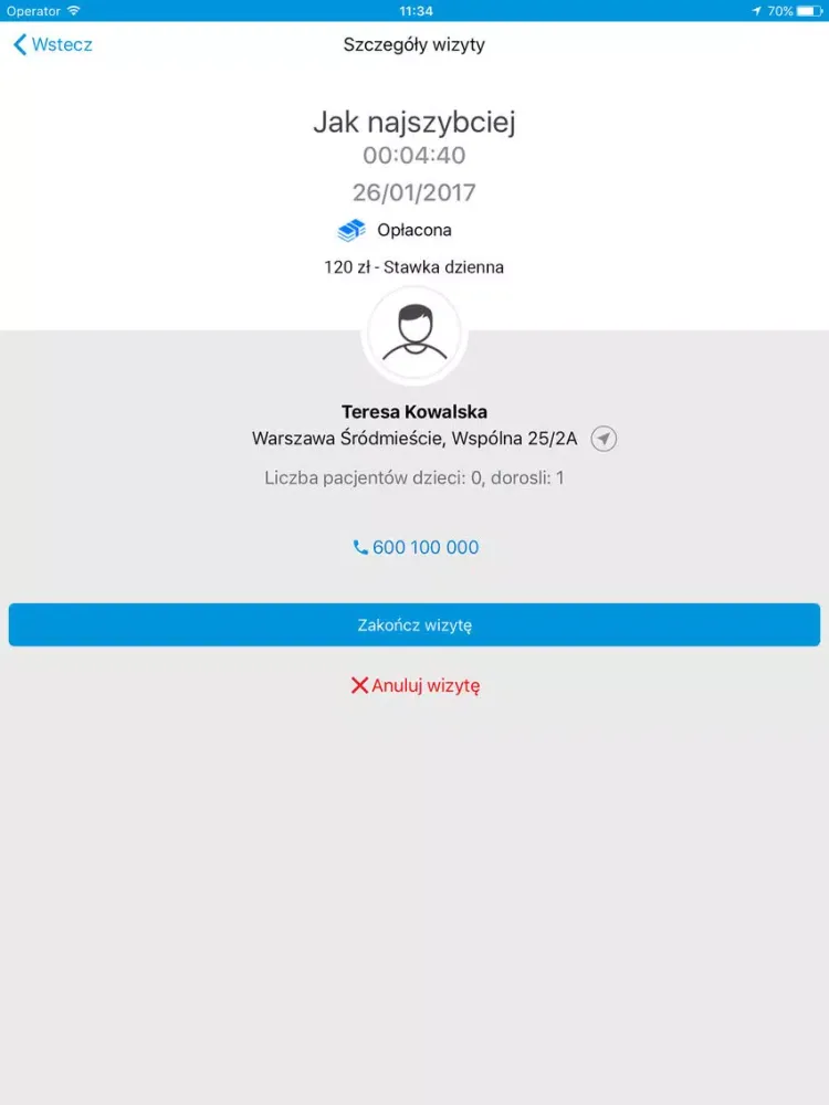 Zrzuty ekranu HomeDoctor - Lekarz iPad 