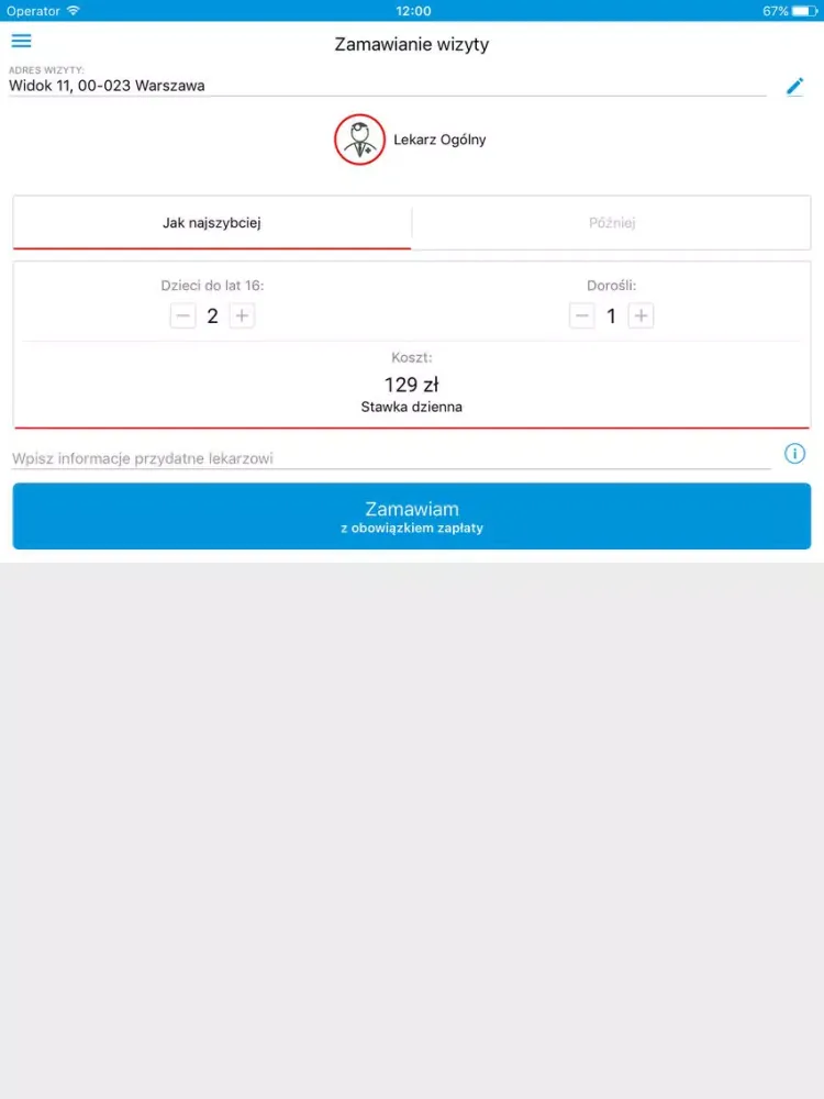HomeDoctor - Pacjent iPad  স্ক্রিনশট