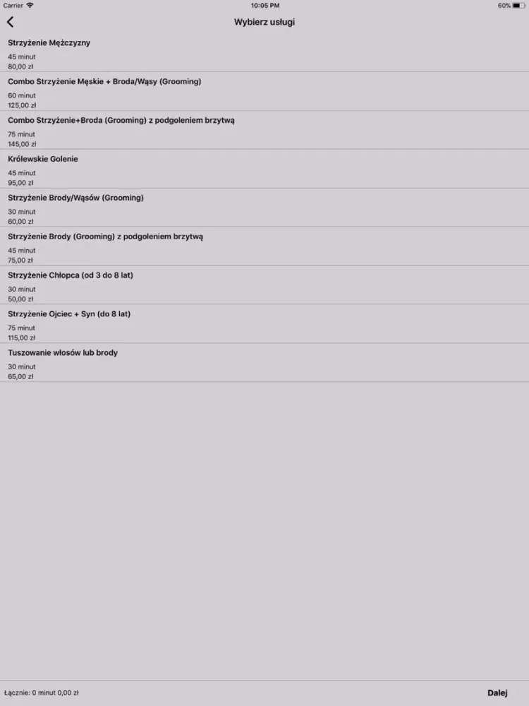 Screenshot di Hop-Chop Rezerwacje iPad 