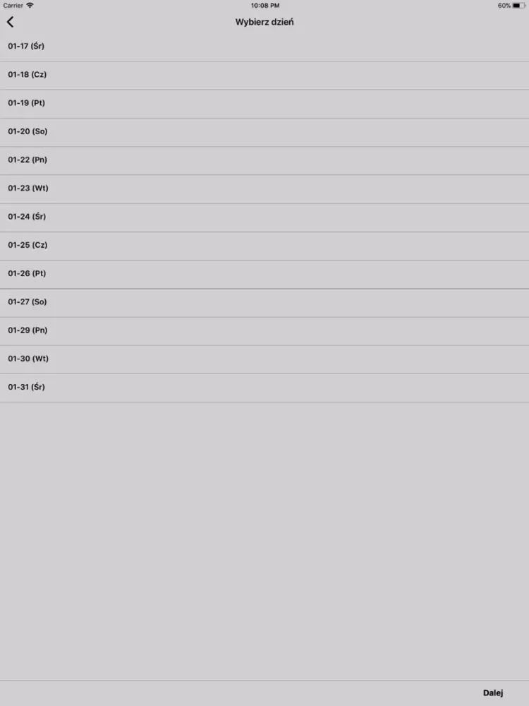 Screenshot di Hop-Chop Rezerwacje iPad 