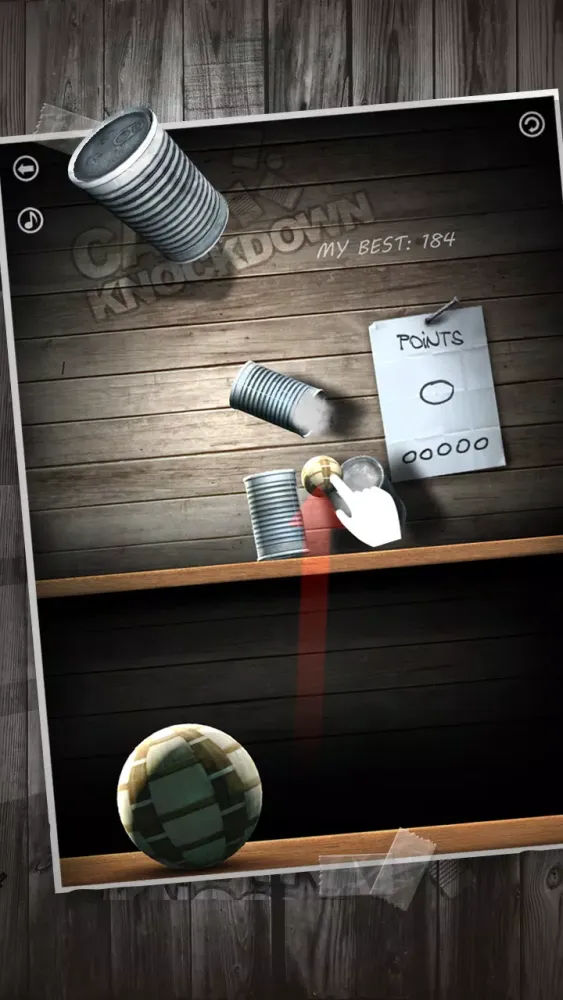 Ảnh chụp màn hình của Can Knockdown