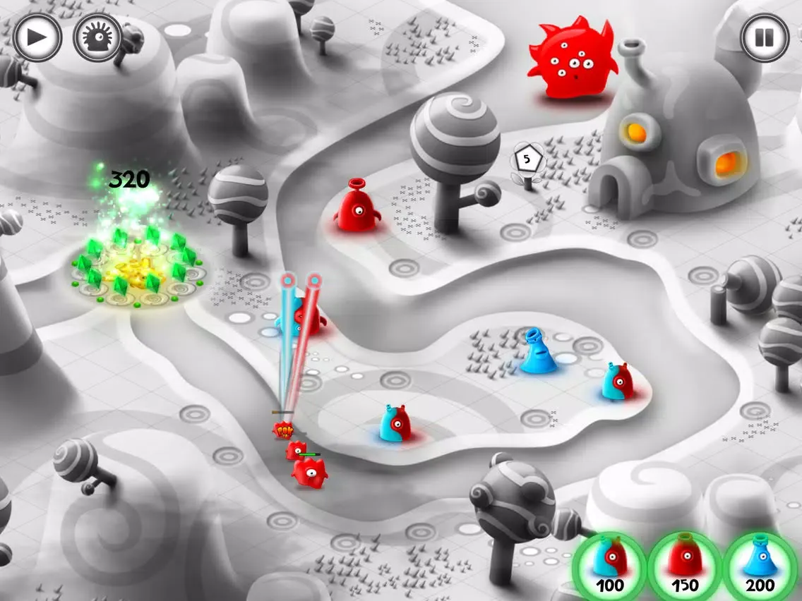Jelly Defense Lite iPad  Screenshots
