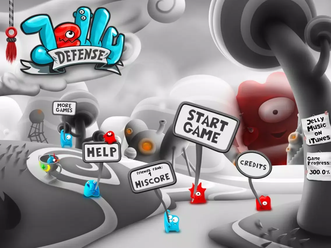 Jelly Defense Lite iPad  Screenshots