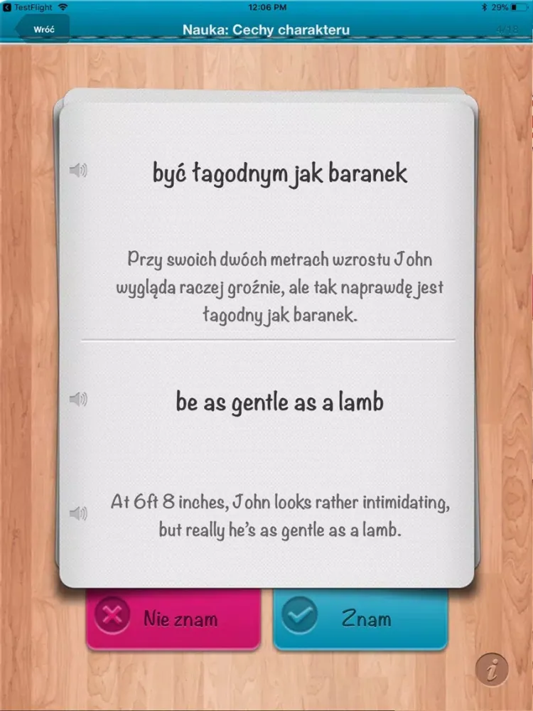 Скриншоты iFiszki Angielski Idiomy iPad 