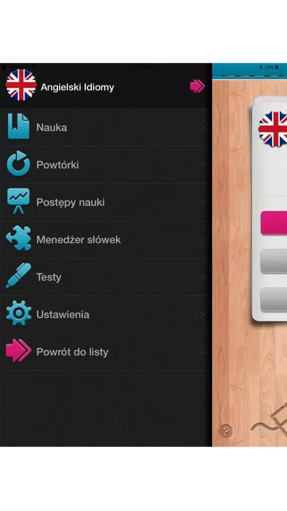 Скриншоты iFiszki Angielski Idiomy