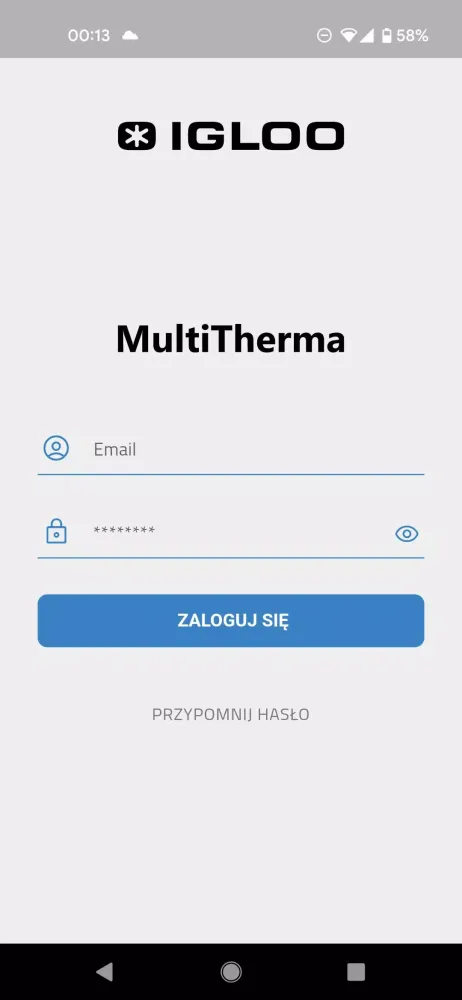 MultiTherma Mobile Screenshots