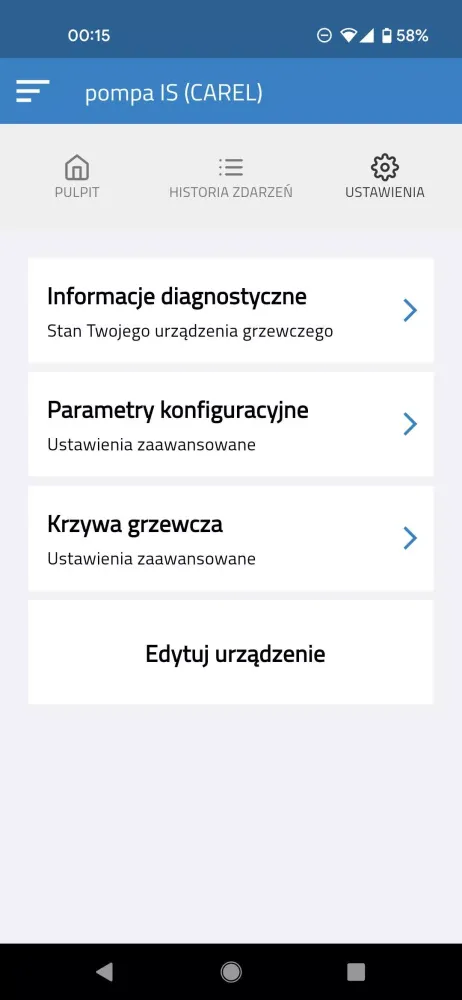 MultiTherma Mobile Screenshots
