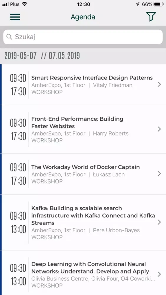 Скриншоты Infoshare Conferences