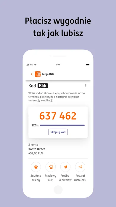 Moje ING mobile 스크린샷