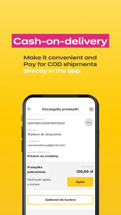 Captures d'écran de InPost Mobile