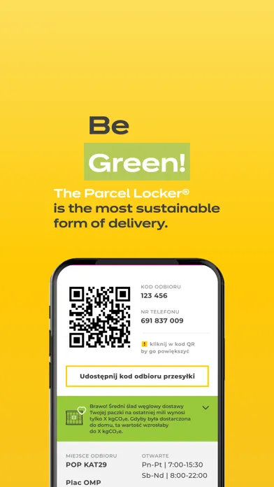 Captures d'écran de InPost Mobile